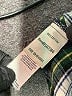 L.L.Bean 100% Cotton Plaid Green 3/4 Sleeve Button-Down Shirt Size L - photo 8