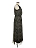 En Focus Studio 100% Polyester Chevron-herringbone Black Gray Casual Dress Size 8 - photo 4