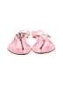 Dior 100% Leather Pink Flip Flops Size EU 40 - photo 2