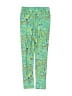 Lularoe Print Green Leggings Size Small kids - Medium kids - photo 1