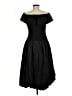 Xscape Solid Black Cocktail Dress Size 8 - photo 2