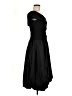 Xscape Solid Black Cocktail Dress Size 8 - photo 4