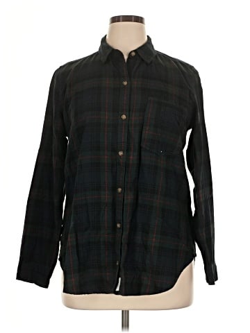 Abercrombie & Fitch Long Sleeve Button-Down Shirt (view 1)