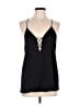 Sugar Lips 100% Polyester Black Sleeveless Blouse Size L - photo 1