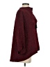I.C. By Connie K 100% Polyester Solid Red Burgundy Coat Size S - photo 4