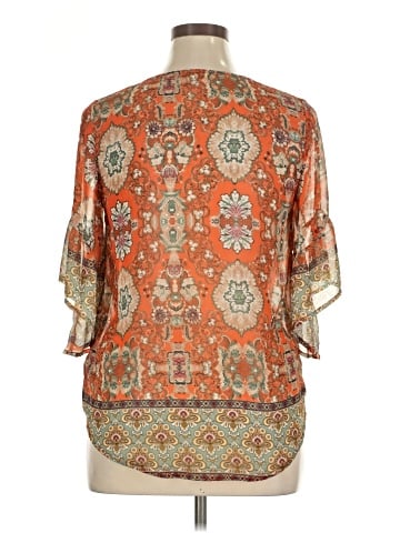 Energe World Wear Short Sleeve Blouse (view 2)