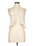 Sky To Moon 100% Rayon Ivory Sleeveless Blouse Size L - photo 1