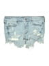 Express Blue Denim Shorts Size 2 - photo 1