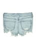 Express Blue Denim Shorts Size 2 - photo 2