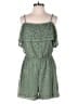 Ultra Flirt 100% Polyester Paisley Green Romper Size M - photo 1