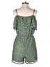 Ultra Flirt 100% Polyester Paisley Green Romper Size M - photo 2
