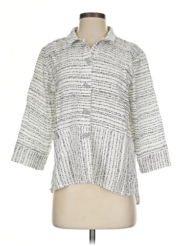 Habitat 3/4 Sleeve Button-Down Shirt (view 1)