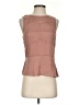 Naked Zebra 100% Polyester Brown Sleeveless Blouse Size S - photo 1