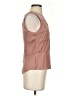 Naked Zebra 100% Polyester Brown Sleeveless Blouse Size S - photo 4
