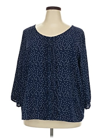 Skies Are Blue 3/4 Sleeve Blouse (view 1)