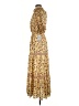 Max Studio Paisley Yellow Casual Dress Size M (estimated) - photo 5