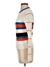 Hem & Thread 100% Acrylic Stripes Ivory Turtleneck Sweater Size S - photo 5