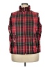 Chaps 100% Polyester Plaid Red Vest Size 2X - photo 1