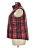 Chaps 100% Polyester Plaid Red Vest Size 2X - photo 5