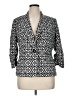 Jones Studio Print Black Blazer Size 14 - photo 1