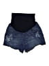 a:glow Blue Denim Shorts Size 16 Maternity - photo 1