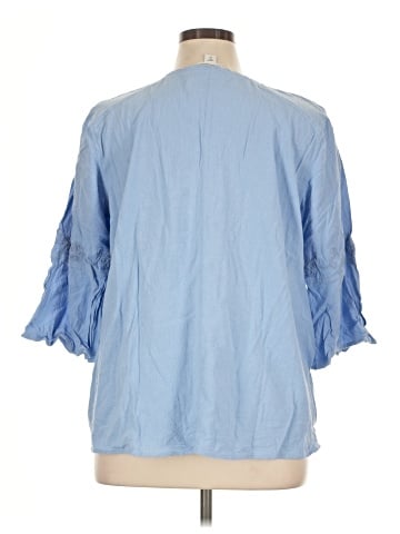 Coldwater Creek 3/4 Sleeve Blouse (view 2)