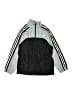 Avia 100% Polyester Stripes Gray Track Jacket Size 10 - 12 - photo 1