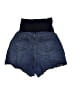 a:glow Blue Denim Shorts Size 16 Maternity - photo 2
