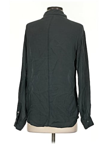 Reiss Long Sleeve Silk Top (view 2)