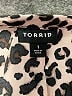 Torrid 100% Polyester Animal Print Brown Casual Dress Size 1X Plus (1) - photo 7