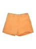Entro Solid Orange Shorts Size M - photo 1