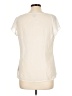 Worthington 100% Polyester Ivory Short Sleeve Blouse Size L - photo 2