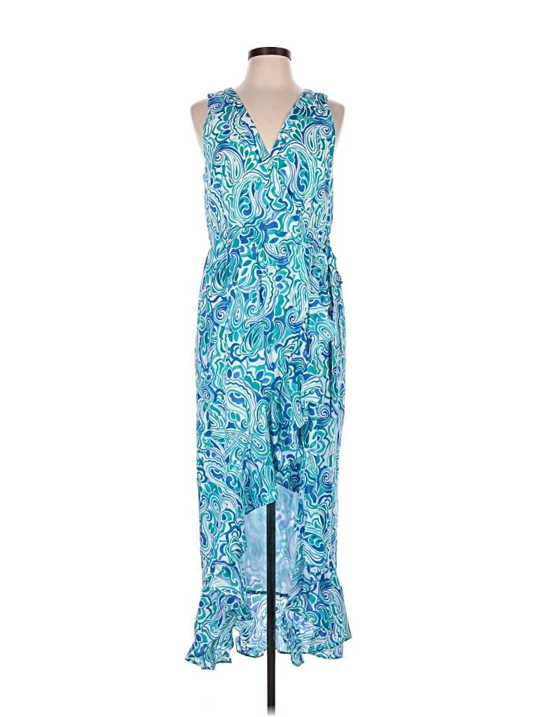 Pre-owned Venus Cocktail Dress In Blue