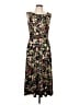 North Style Floral Black Cocktail Dress Size 12 - photo 1