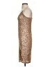 Bebe 100% Polyester Metallic Gold Cocktail Dress Size S - photo 5