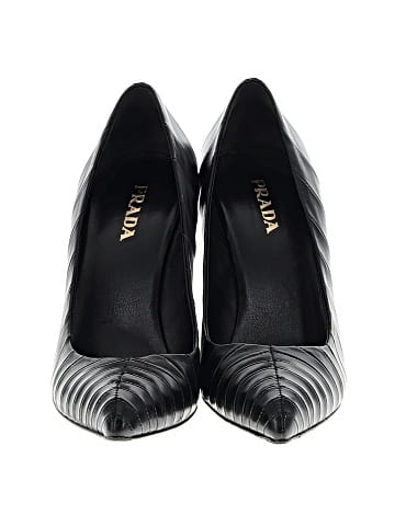 Prada Capretto Leather Heels (view 2)