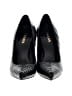 Prada 100% Leather Black Capretto Leather Heels Size EU 39 1/2 - photo 2