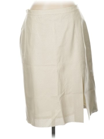 Armani Collezioni Faux Leather Skirt (view 1)