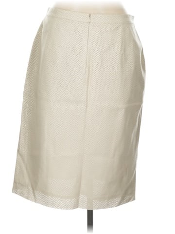 Armani Collezioni Faux Leather Skirt (view 2)