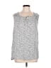 Eddie Bauer Silver Sleeveless Blouse Size L - photo 1