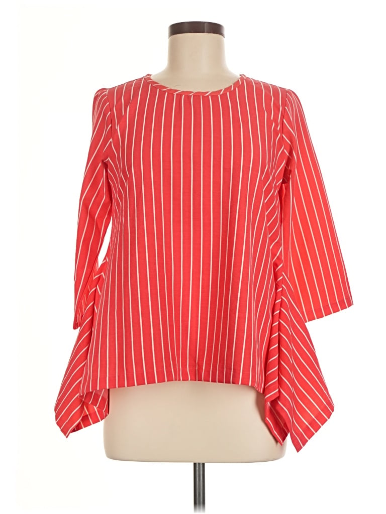 Assorted Brands 3/4 Sleeve Blouse In Red