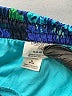 Danskin Now 100% Polyester Tropical Blue Athletic Shorts Size M - photo 3
