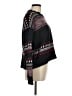 Lucky Brand Print Black Pullover Sweater Size M - photo 4