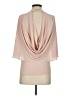 BCBGMAXAZRIA 100% Polyester Pink 3/4 Sleeve Blouse Size S - photo 2