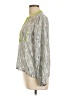 Alfani 100% Polyester Green 3/4 Sleeve Blouse Size 10 - photo 5