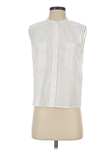 Vince. Sleeveless Button-Down Shirt (view 1)