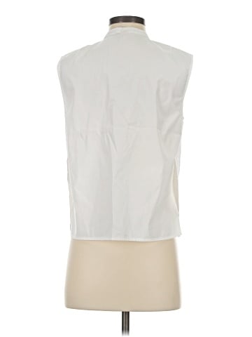 Vince. Sleeveless Button-Down Shirt (view 2)