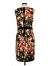 Classiques Entier Print Black Yellow Cocktail Dress Size 10 - photo 2