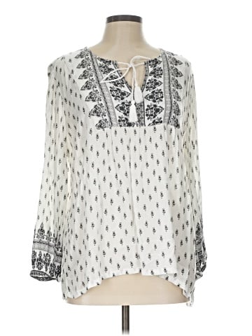 Garnet Hill Long Sleeve Blouse (view 1)