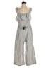 Zara Basic Stripes Gray Jumpsuit Size S - photo 1